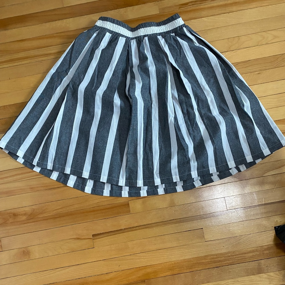 Jane and Delancey striped circle skirt